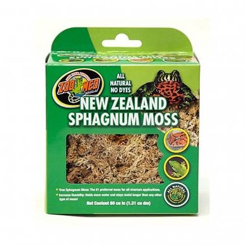 Zoo Med Laboratories New Zealand Sphagnum Moss for Amphibians 80 Cubic Inch