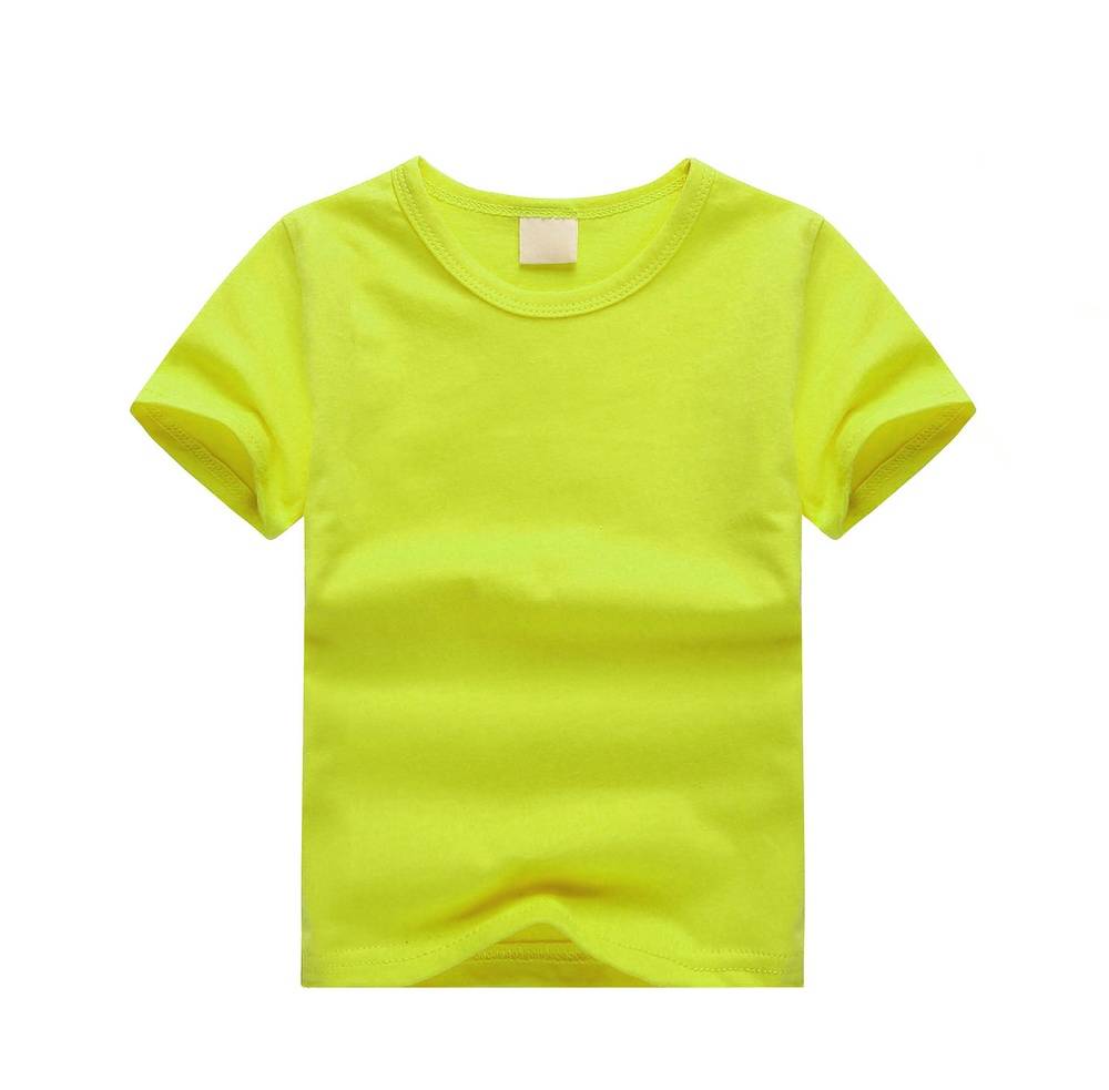 Round Neck T-shirt, Lime Green