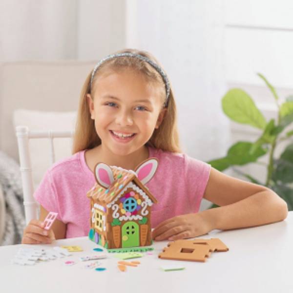 Build your own Easter Bunny House 3D Craft Kit