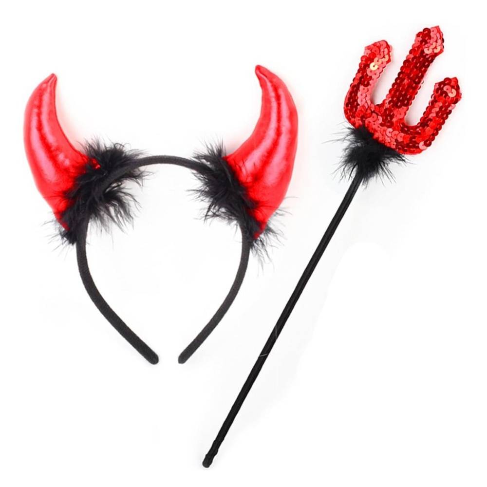 Devil Horn Headband & Fork