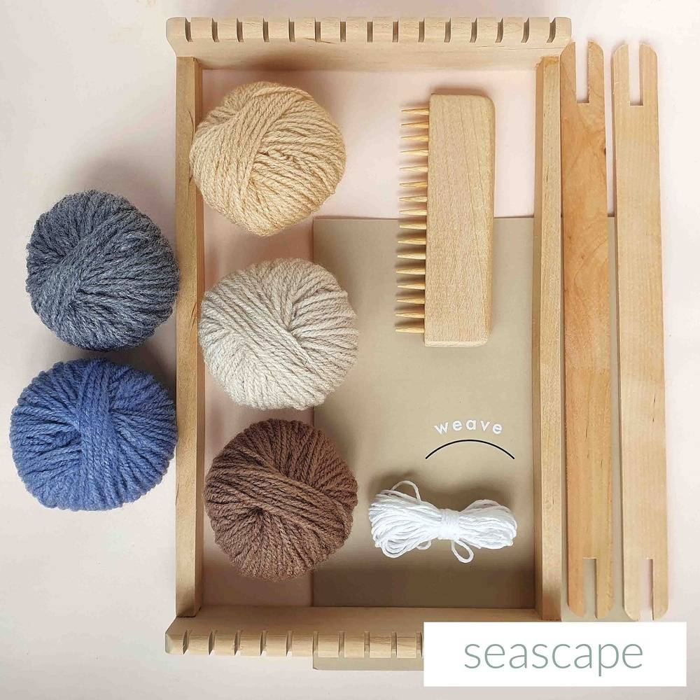 Loom weaving kit by Squid Ink Co