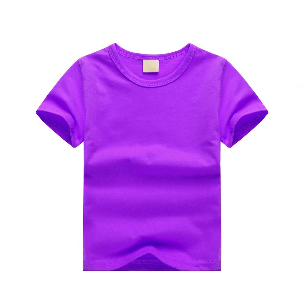 Round Neck T-shirt, Deep Purple