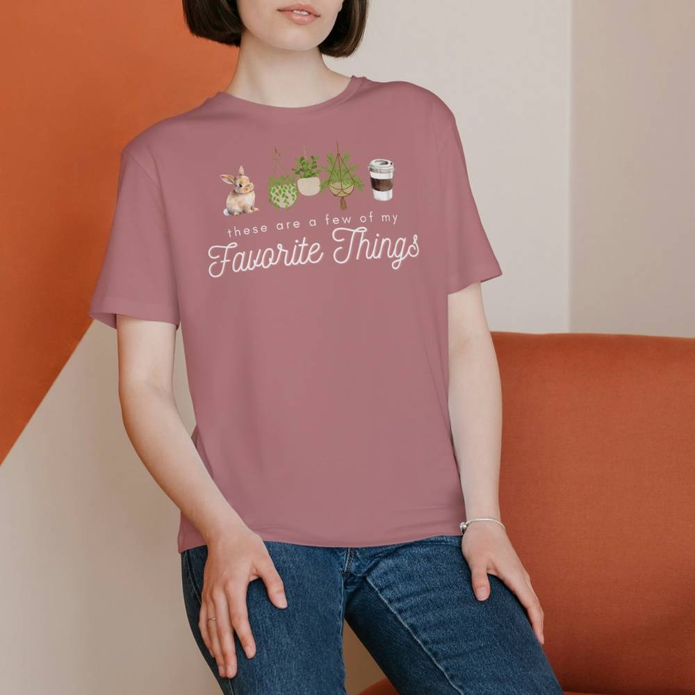 These are a few of my favorite things T-Shirt for Bunny Mom