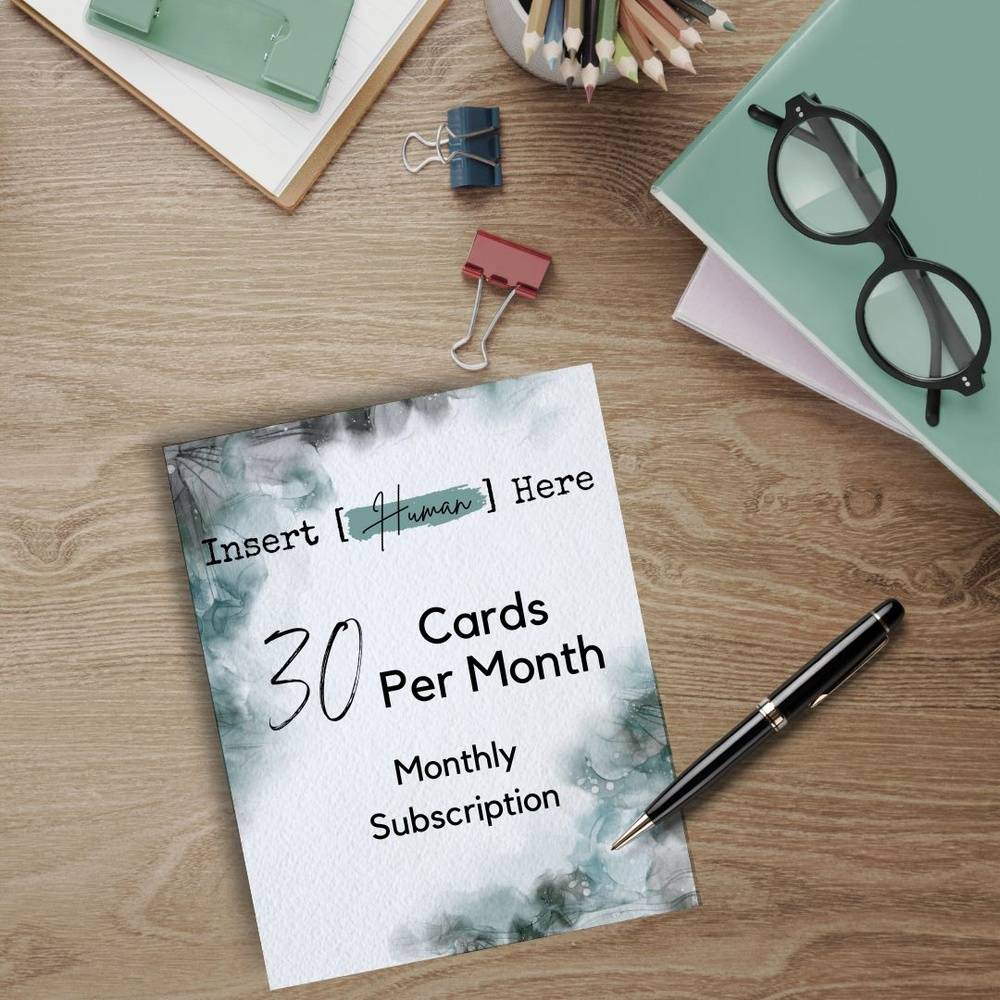 30 Card Subscription Box