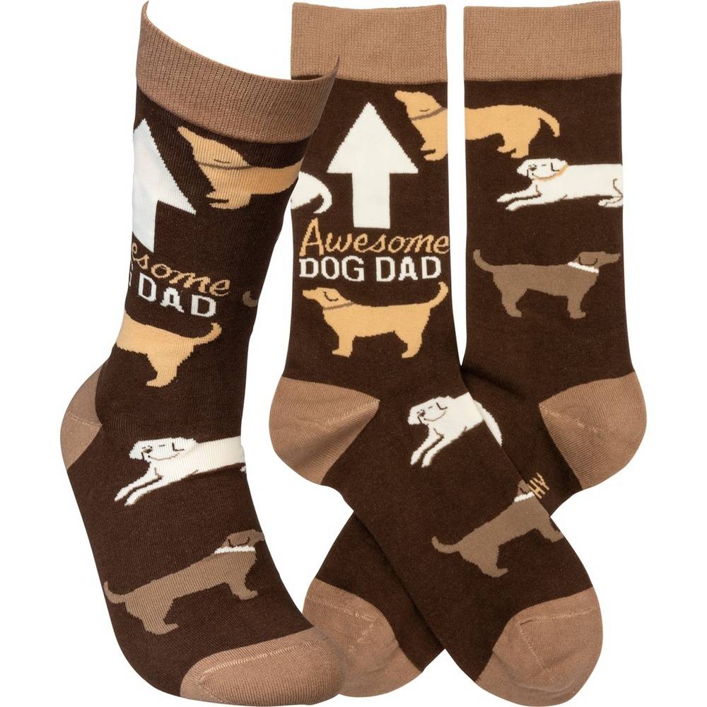 Awesome Dad Dog Socks