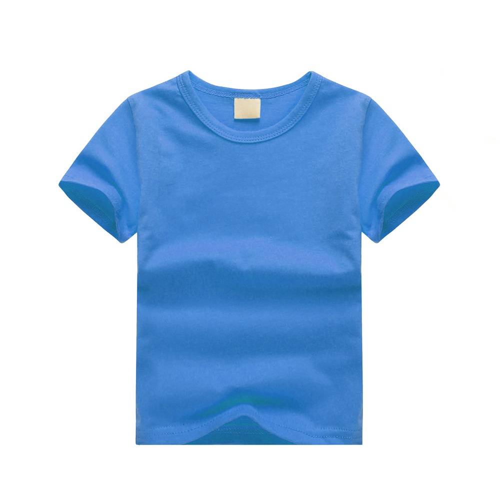 Round Neck T-shirt, Ocean Blue 