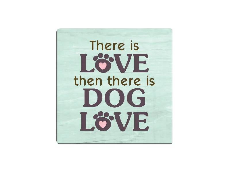 (Set Of 2 ) Dog Love & Dog Hair Coasters