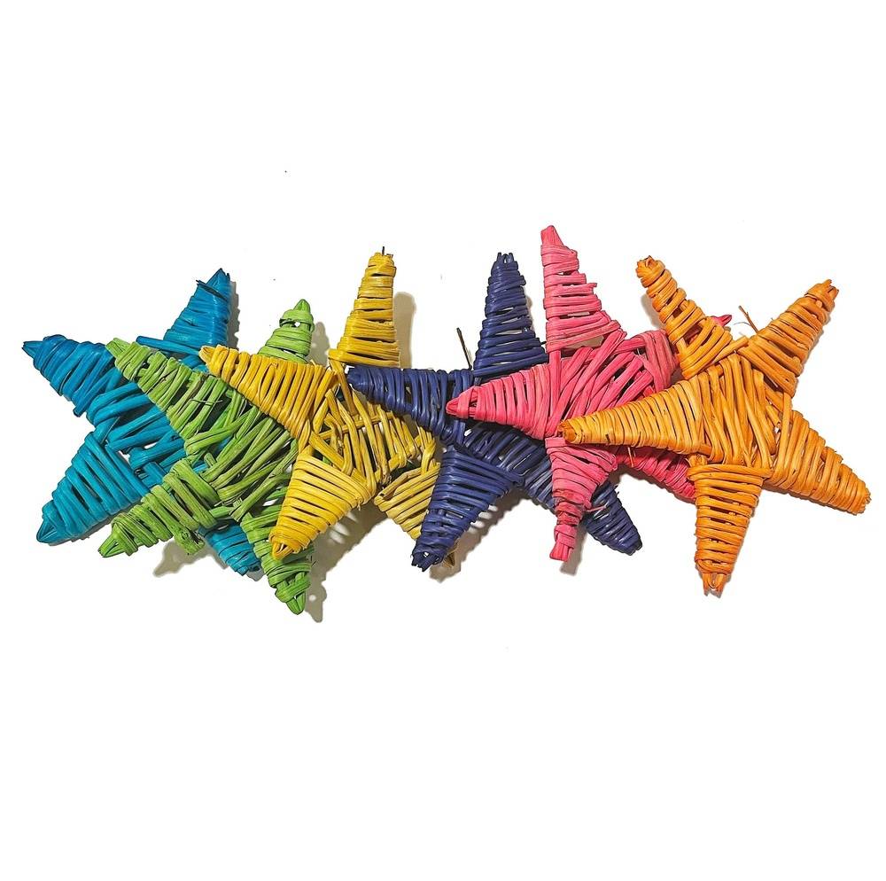 Set of 6 Multicolor Vine Chew Stars