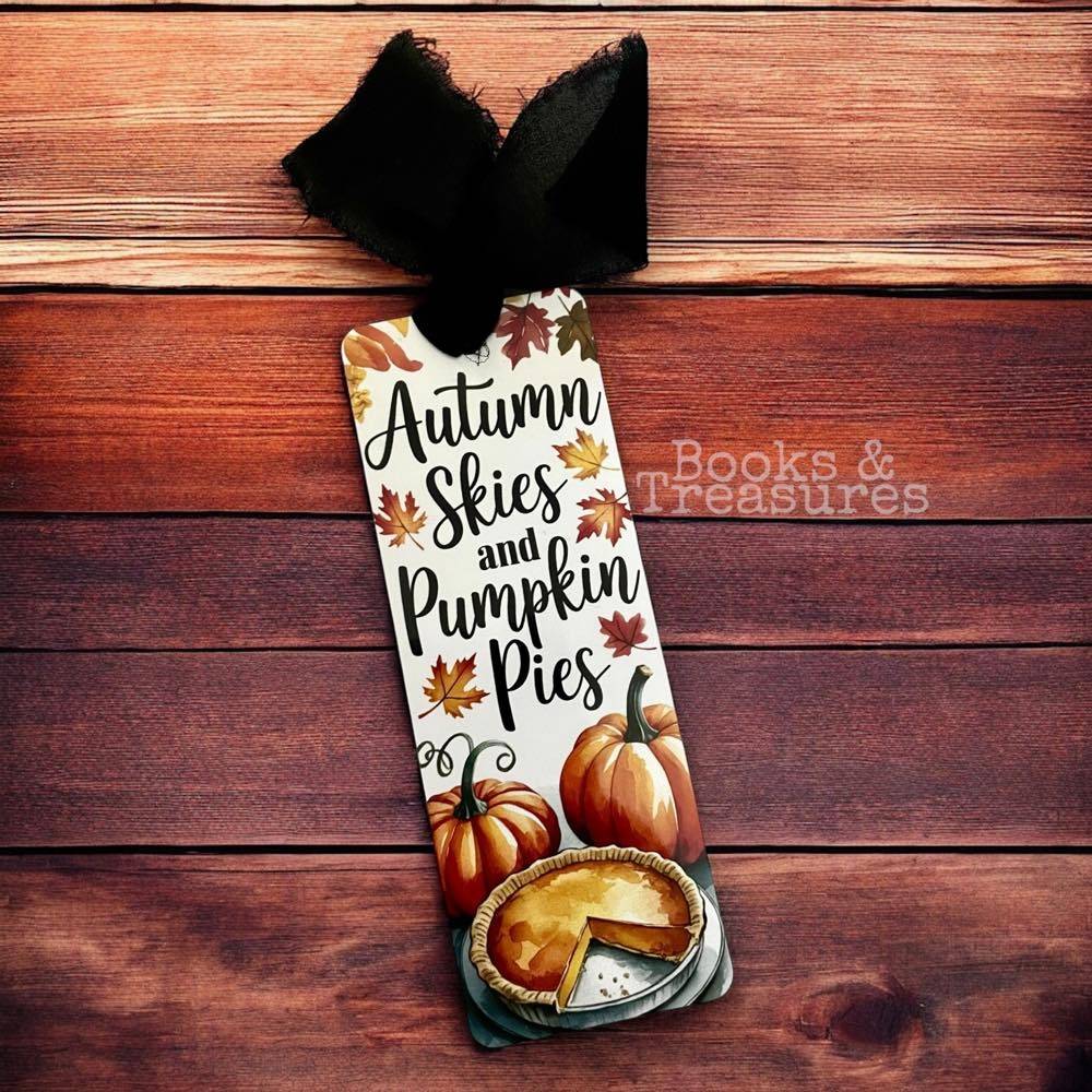 Pumpkin Pie Metal Bookmark