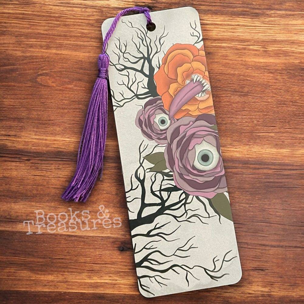 Monster Flower Plants Metal Bookmark