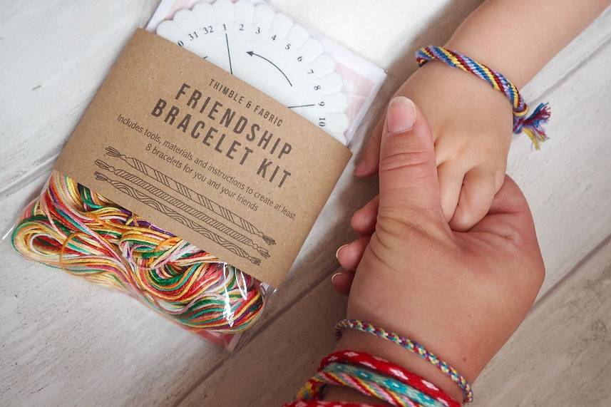 Friendship bracelet kit from Thimble & Fabric