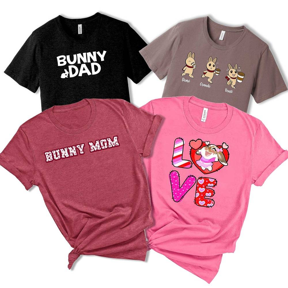 BOGO Bunny Shirts - Must Buy 1 Shirt to Get 1 Free