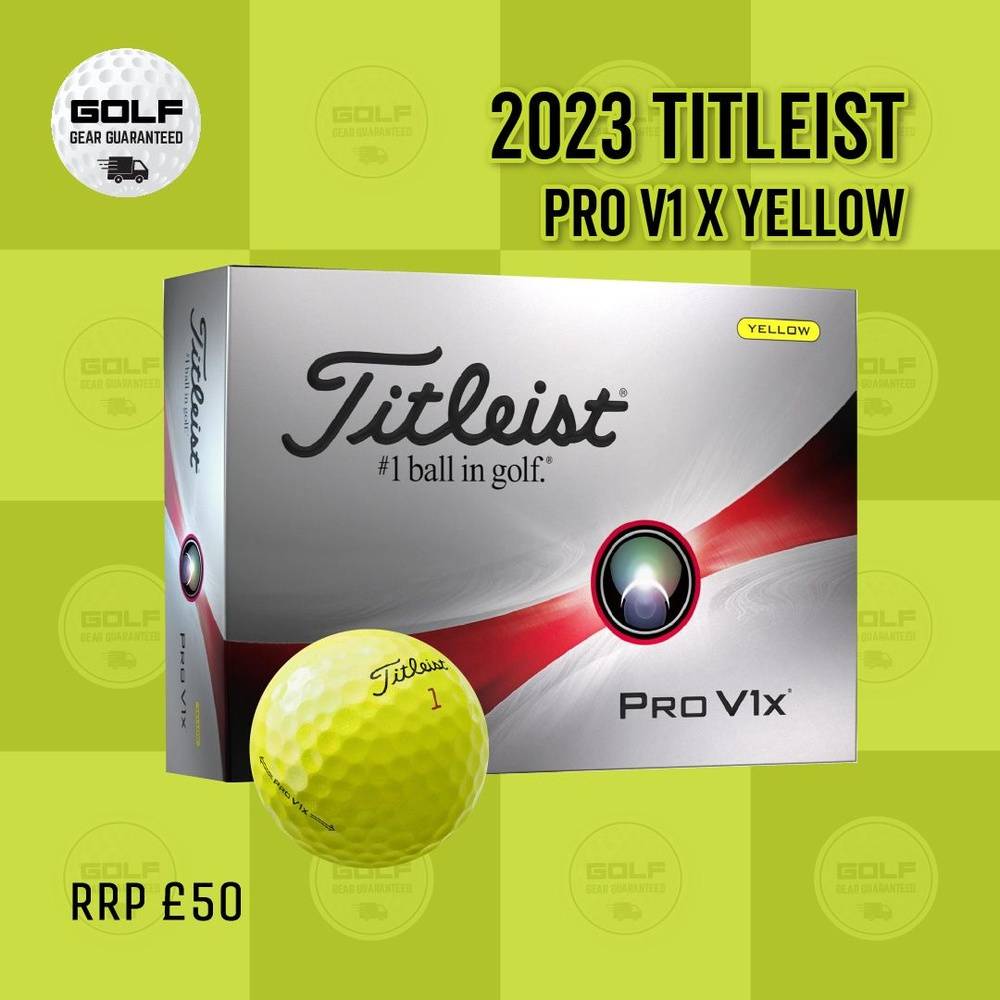 ONE OFF - TITLEIST PRO V1X YELLOW