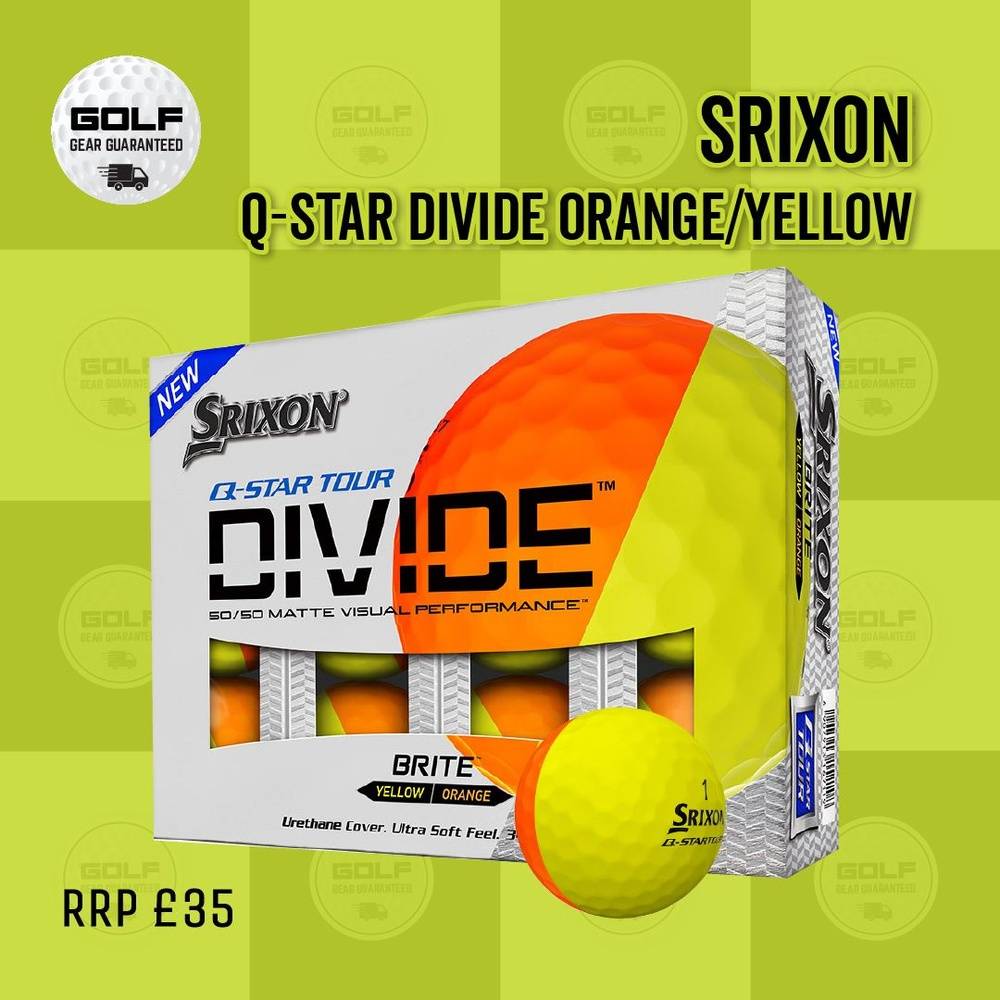 Srixon Q Star Divide Orange/Yellow