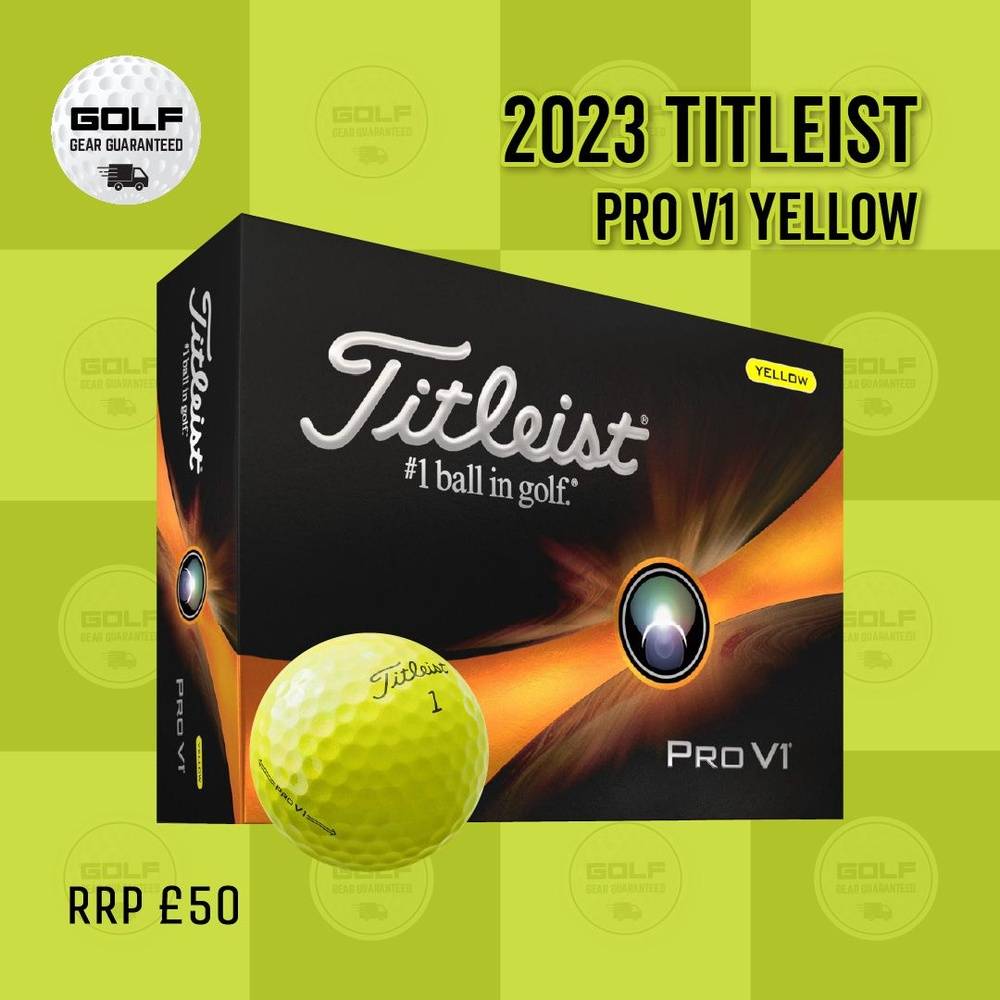 ONE OFF - TITLEIST PRO V1 YELLOW