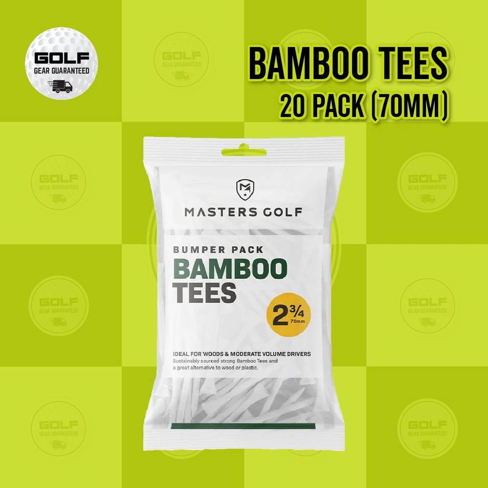 ONE OFF - BAMBOO WHITE TEES 25 PACK (70MM)