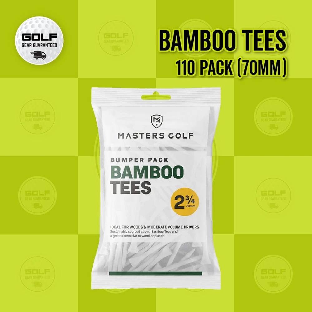 ONE OFF - BAMBOO WHITE TEES 110 PACK (70MM)