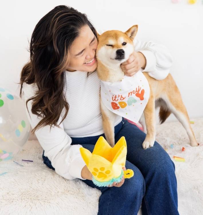 Dog Birthday Hat & Bandana Set