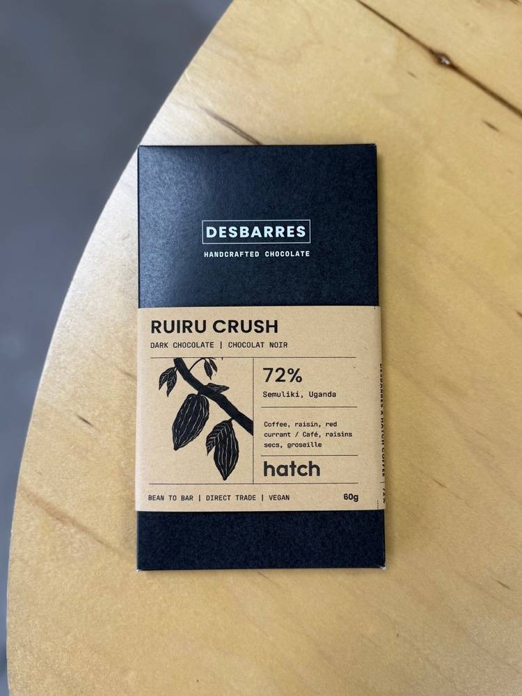 DesBarres x Hatch - DesBarres Chocolate Ruiru Crush 72%