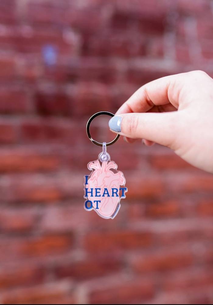 I Heart OT Keychain