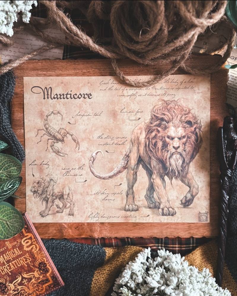 Manticore Infogram Print