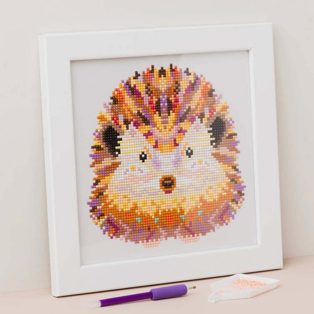 Hedgehog diamond art kit from Meloca Designs