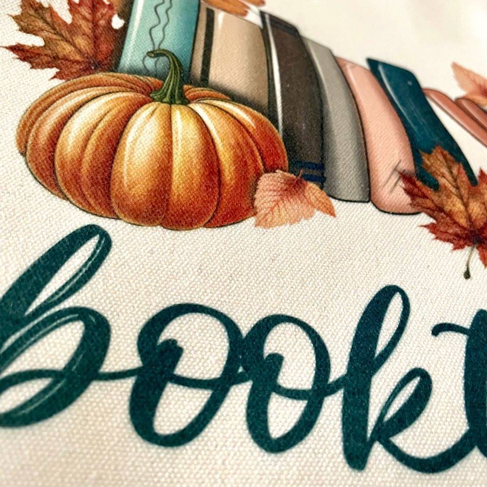 Autumn Booktrovert Bookish Fall Tote Bag