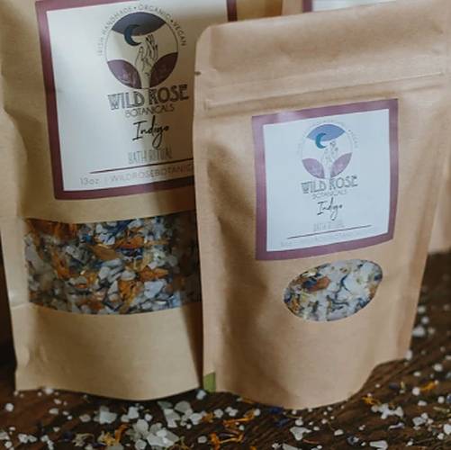 Indigo Bath Salts - Wild Rose Botanicals