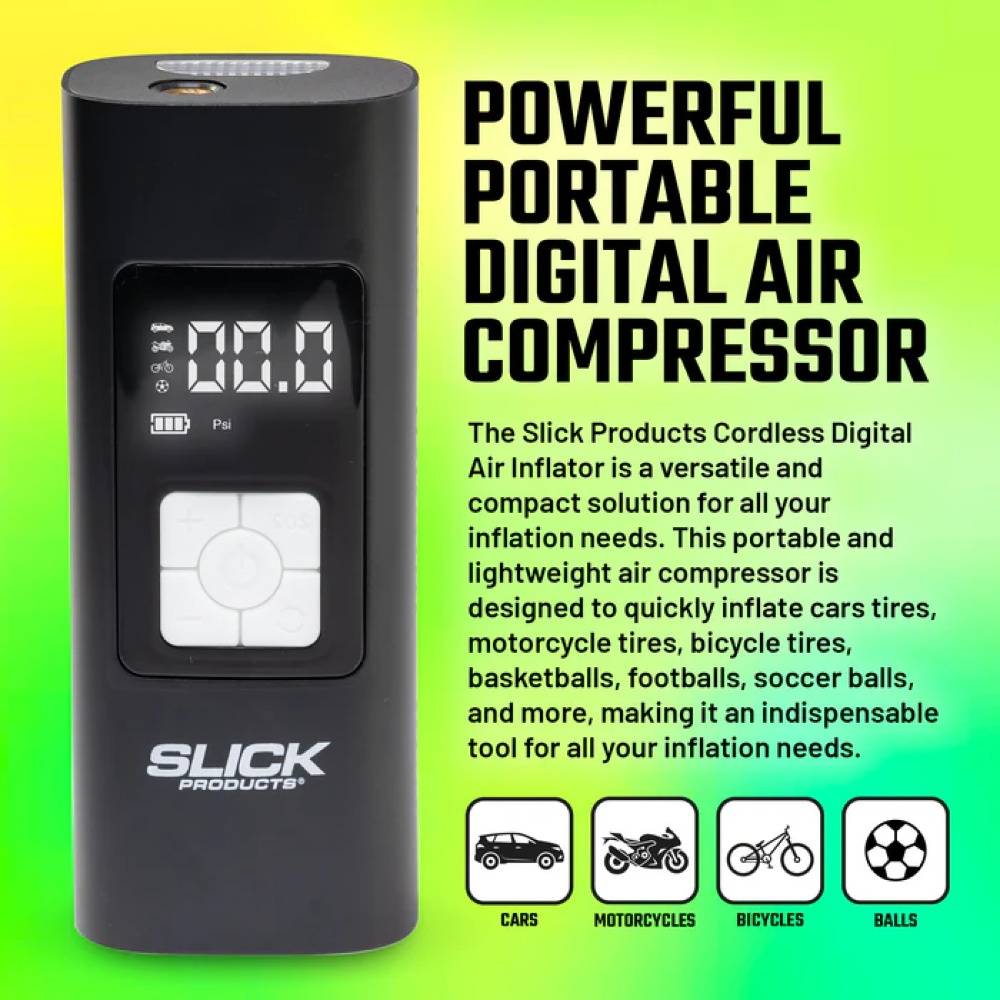 Slick Cordless Digital Air Inflator