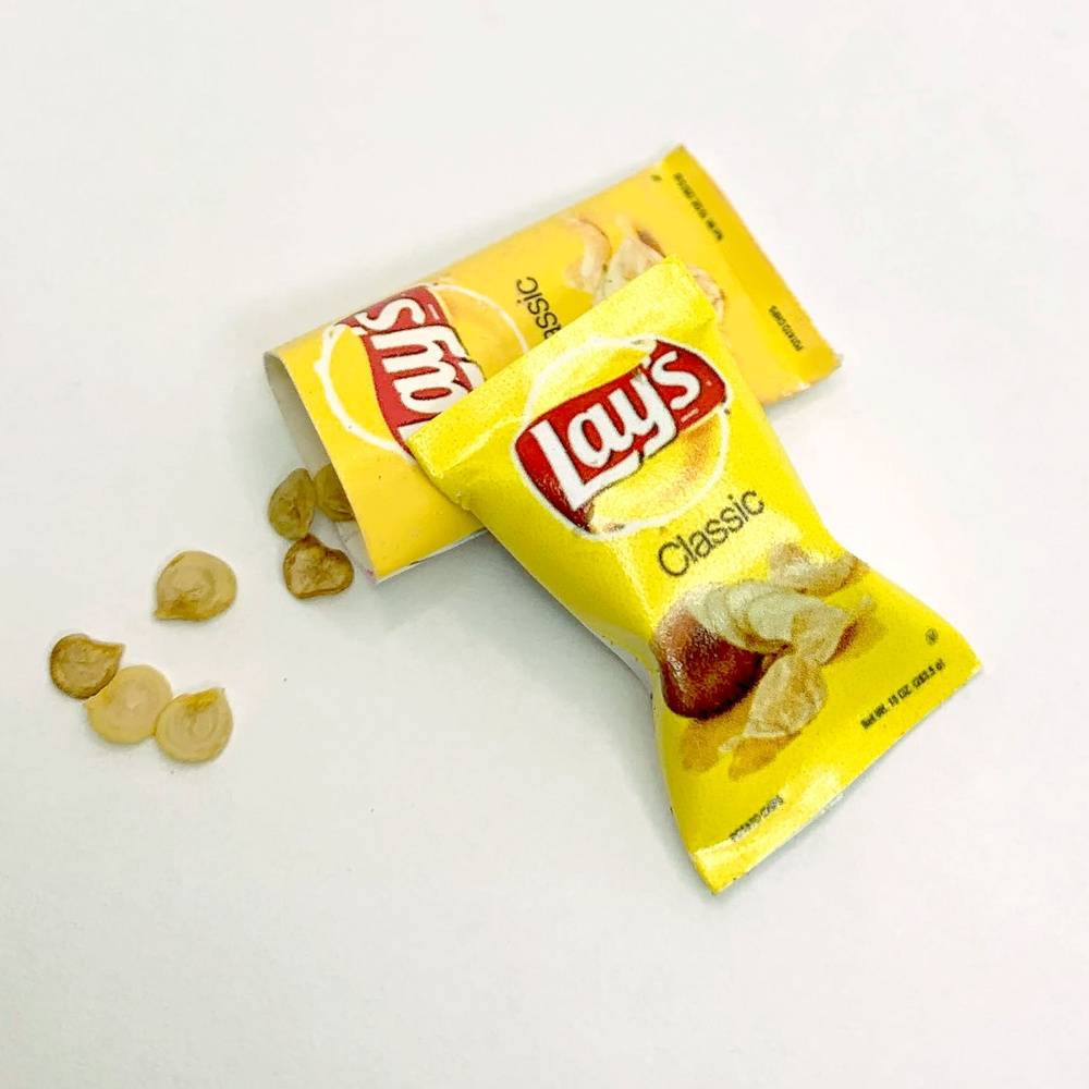 Miniature Bag of Chips - 1:12 Scale