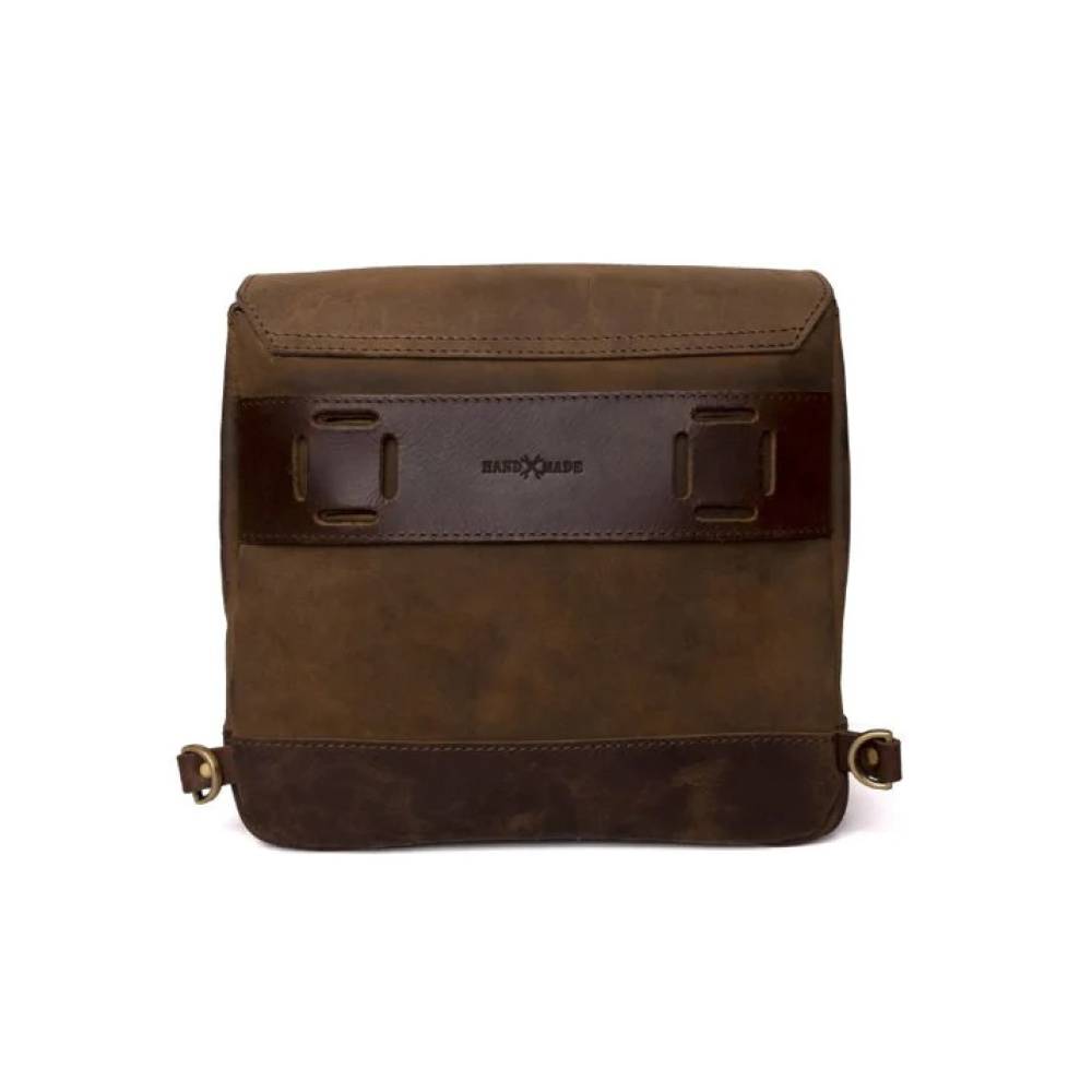 Trip Machine Leather Messenger Bag