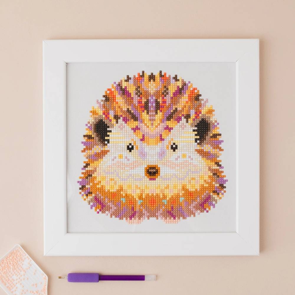 Hedgehog diamond art kit from Meloca Designs