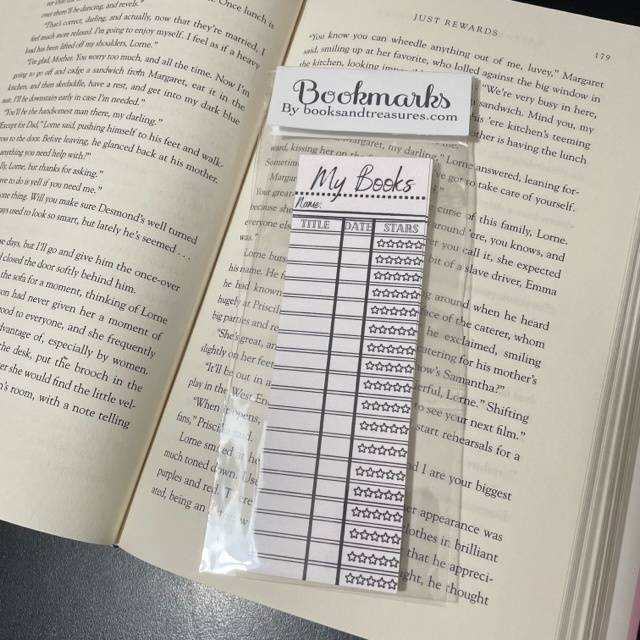 Book Review Book Tracker Bookmark