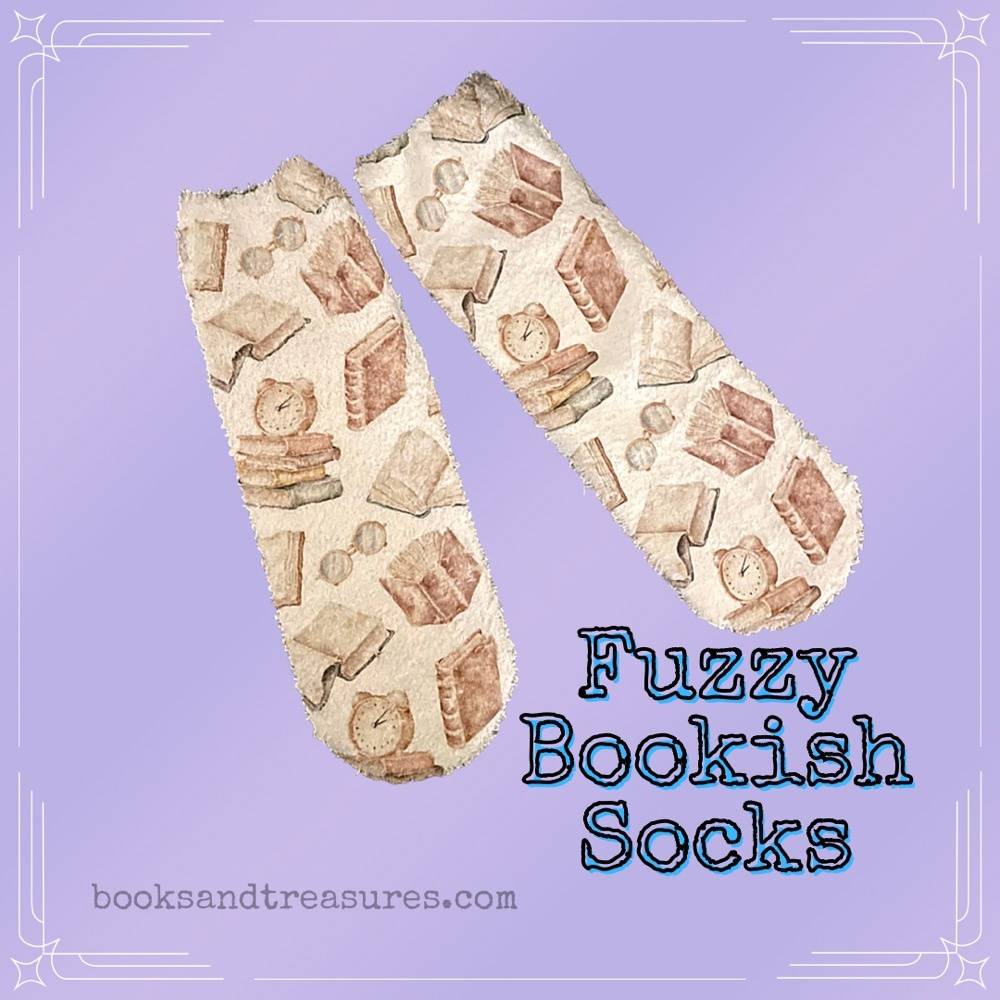 Fuzzy Soft Bookish Socks