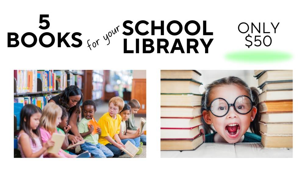 Stock Your School Library! Five Books for Fifty Bucks!