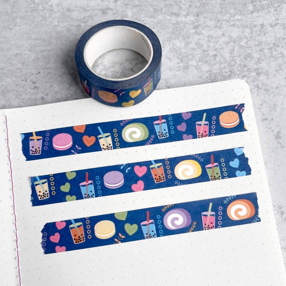 Boba & Bakes Washi Tape