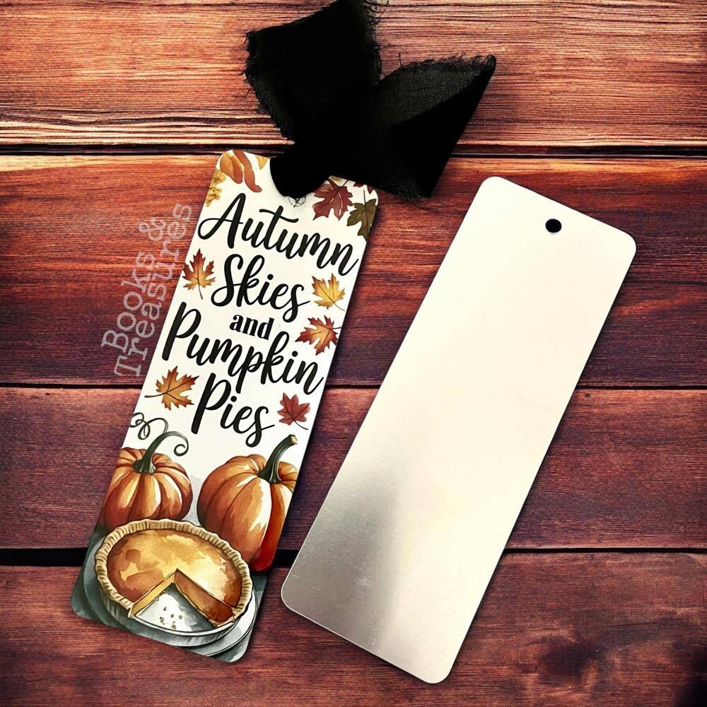 Pumpkin Pie Metal Bookmark