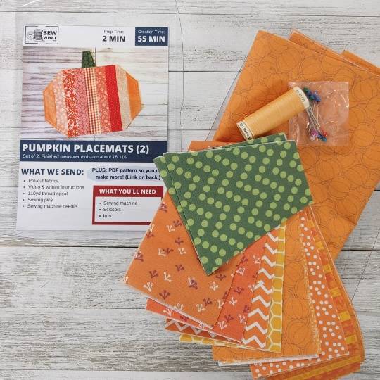 Pumpkin Placemat Project Kit