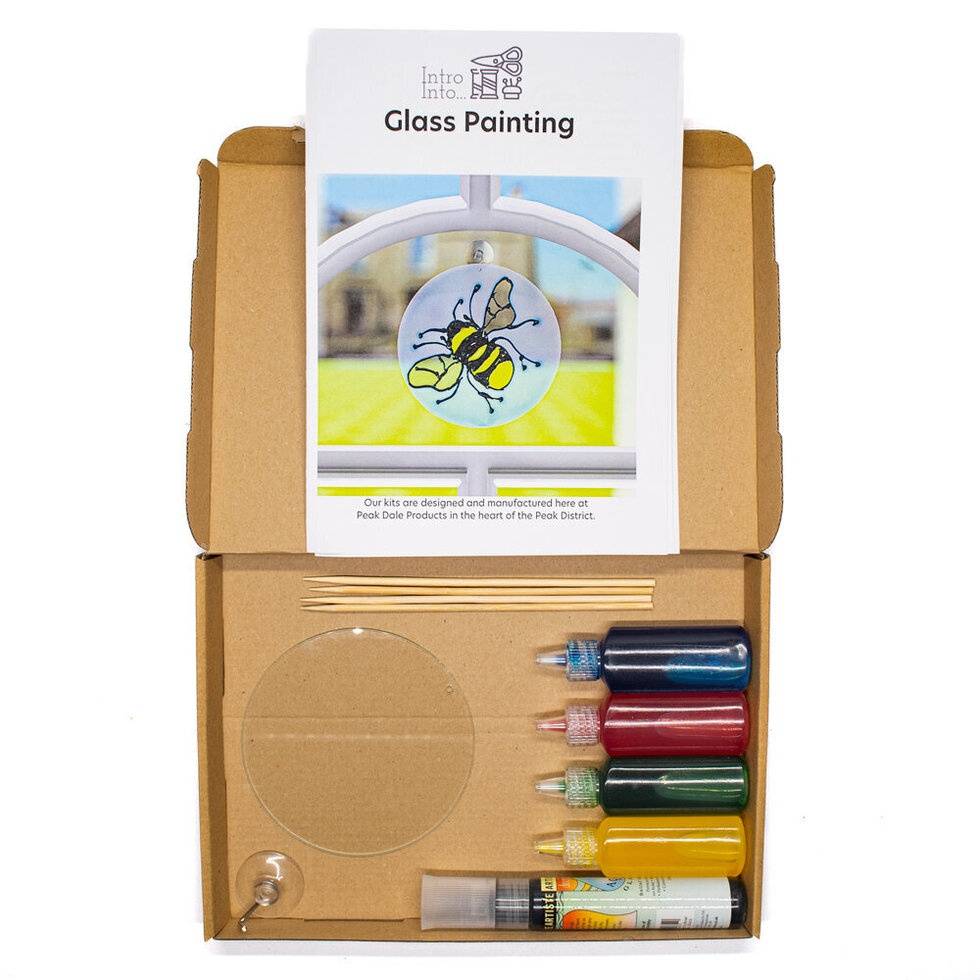 Glass painting kit from Peak Dale