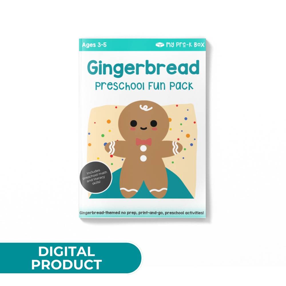 PRINT AT HOME: Gingerbread Preschool Fun Pack