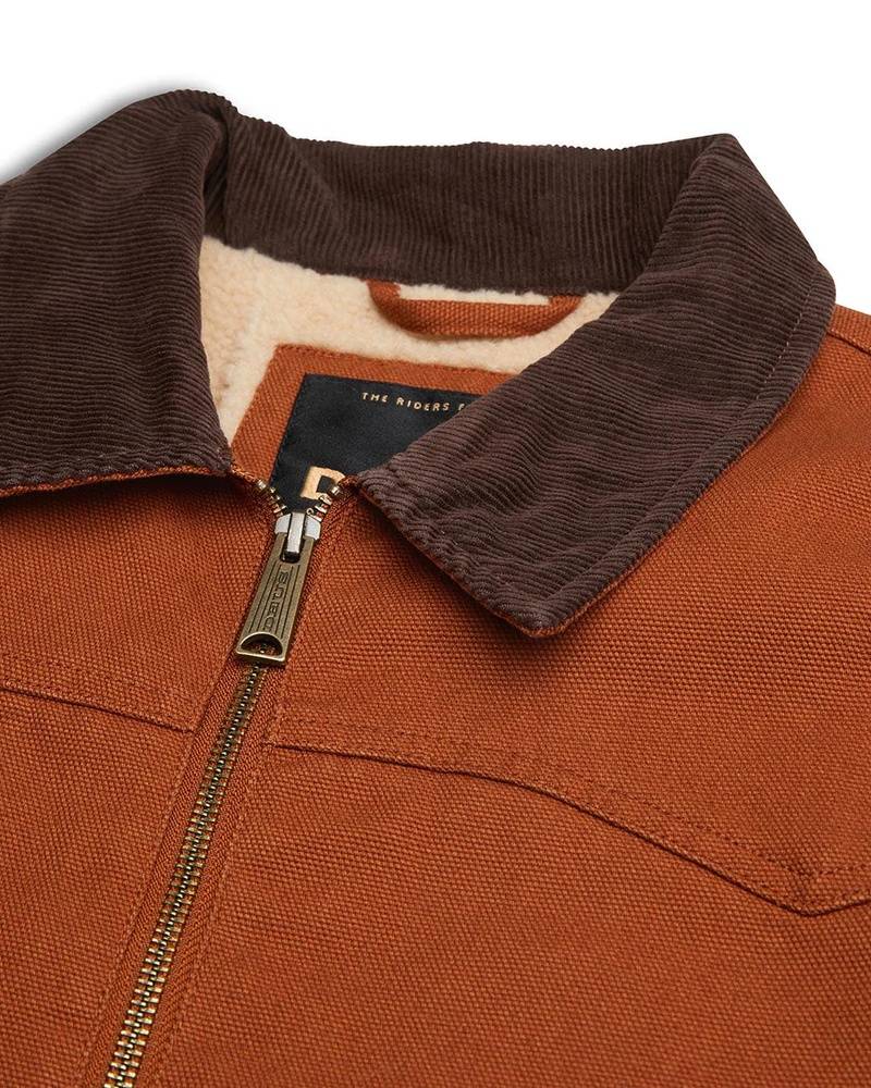 Deus Hawk Canvas Jacket - Brown