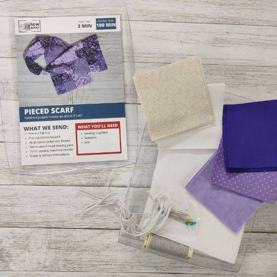 Pieced Scarf Kit