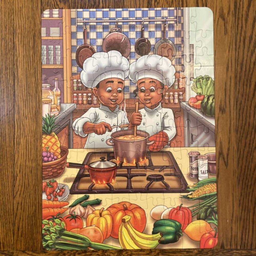 100 Piece Puzzle: Future Chefs