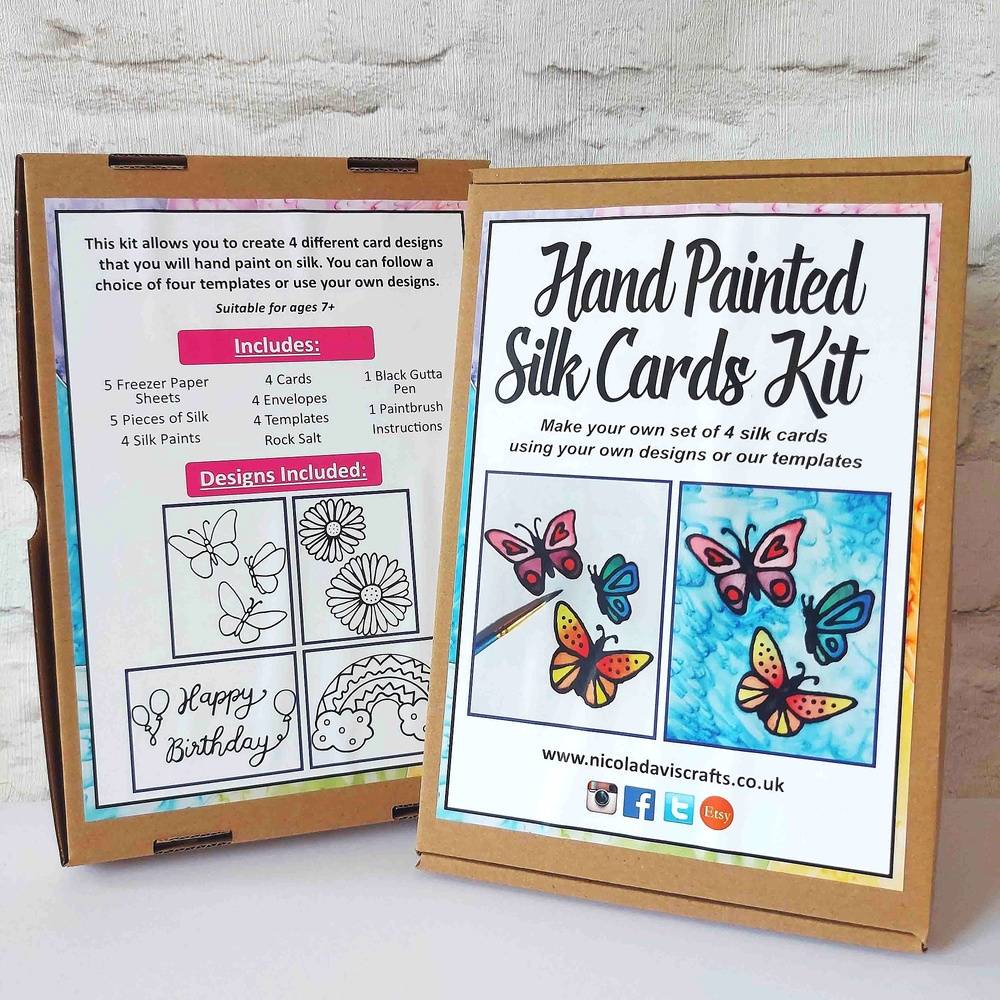 Silk painting kit from Nicola Davis Crafts