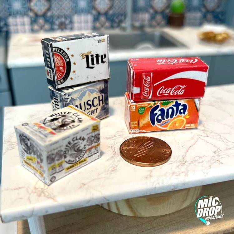 Miniature Beverage - 1:12 Scale