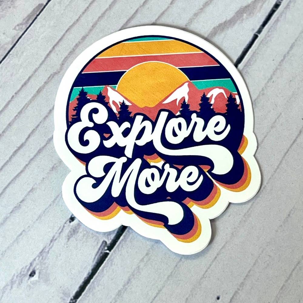 Explore More Sticker