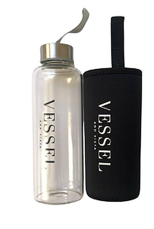 Vessel and Vista Glass Water Bottle