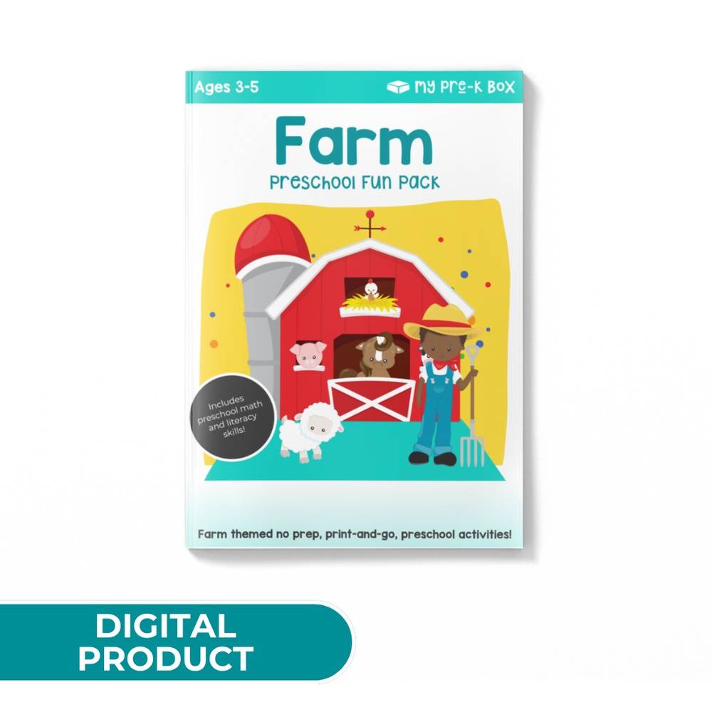 PRINT AT HOME: Farm Preschool Fun Pack