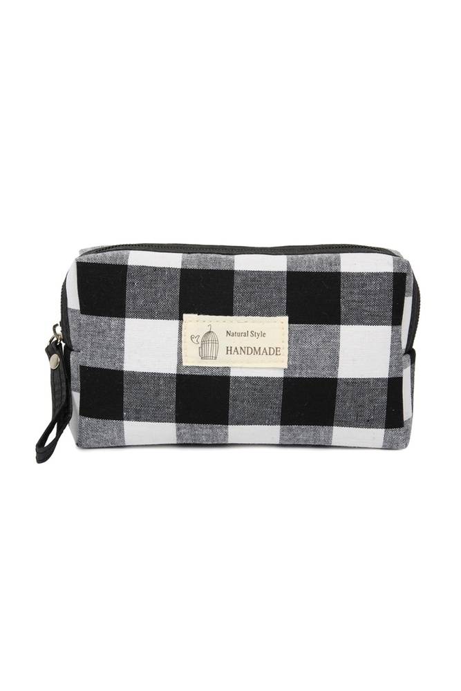 Holiday Plaid Cosmetic Pouch