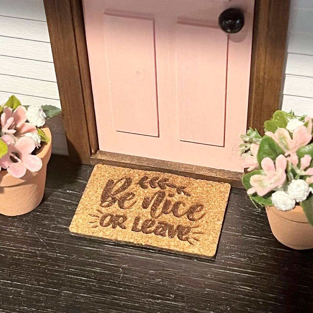 Miniature Doormat - 1:12 Scale